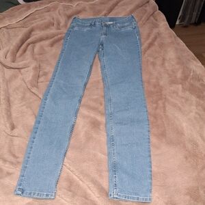 Skinny Blue Jeans- W Sz 28